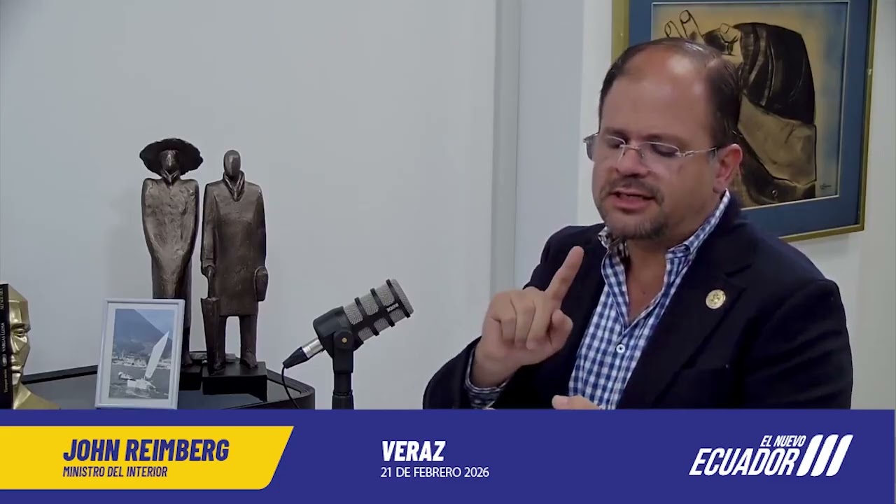 El ministro del Interior, John Reimberg, informó sobre la intervención a Segura EP