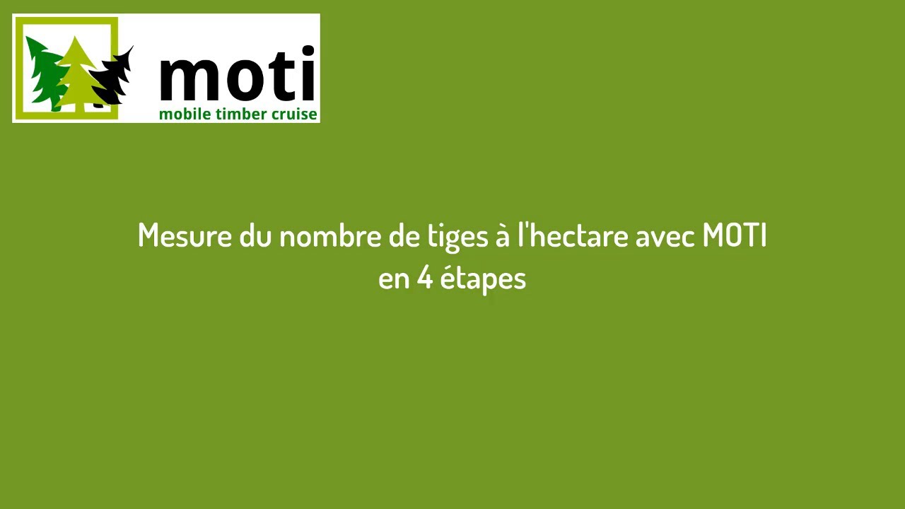 MOTI - Mesure du nombre de tiges à l’ha (N)