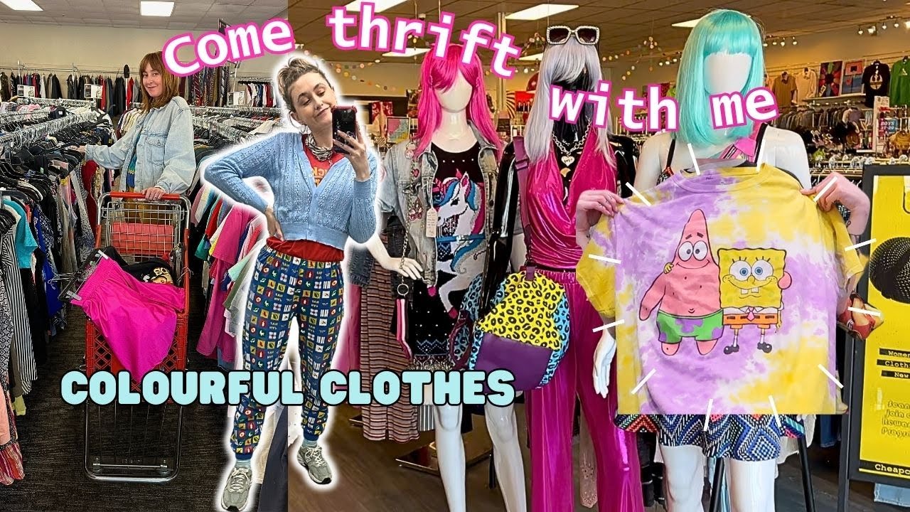 We're in Birmingham, Alabama | come thrift with me 🛒  (colourful clothes + haul 🌈)