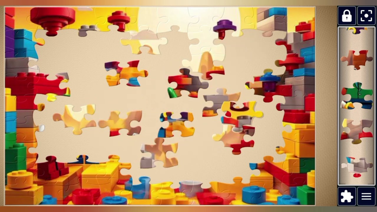 Amazing World of LEGO🟥🟩🟨🟦🧩 colorful jigsaw puzzle 🧩//@jigsawpuzzle45