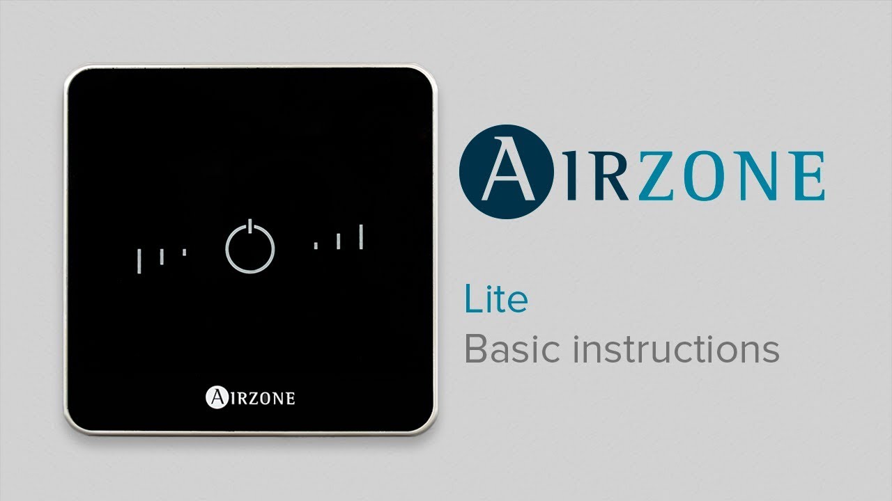 Airzone Lite Thermostat: Basic instructions for use