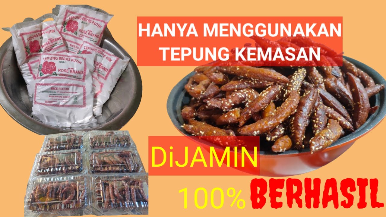 RESEP MEMBUAT KUE KHAS TORAJA/ DEPPA TORI MENGGUNAKAN TEPUNG KEMASAN ANTI GAGAL