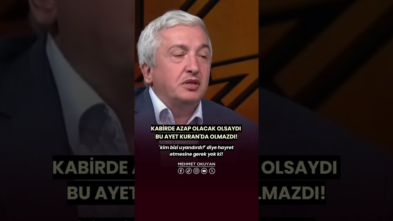 Kabirde Azap Yoktur! İşte Delili!  Prof. Dr. Mehmet OKUYAN