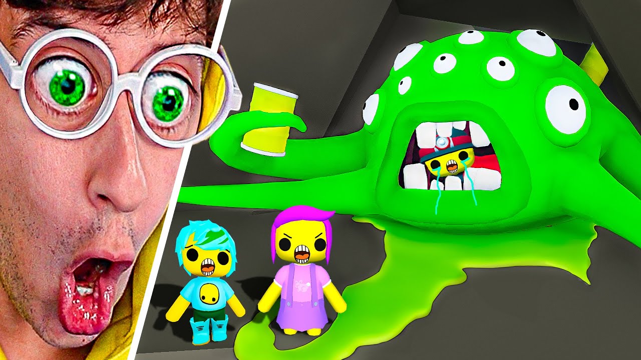 Monstruo Me Quiere Comer 😈😱!! (necesito ayuda 😭) - Wobbly Life #317