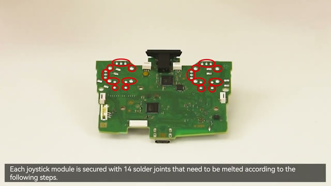 Installation guide for replacing the joystick of a PS5 controller-1