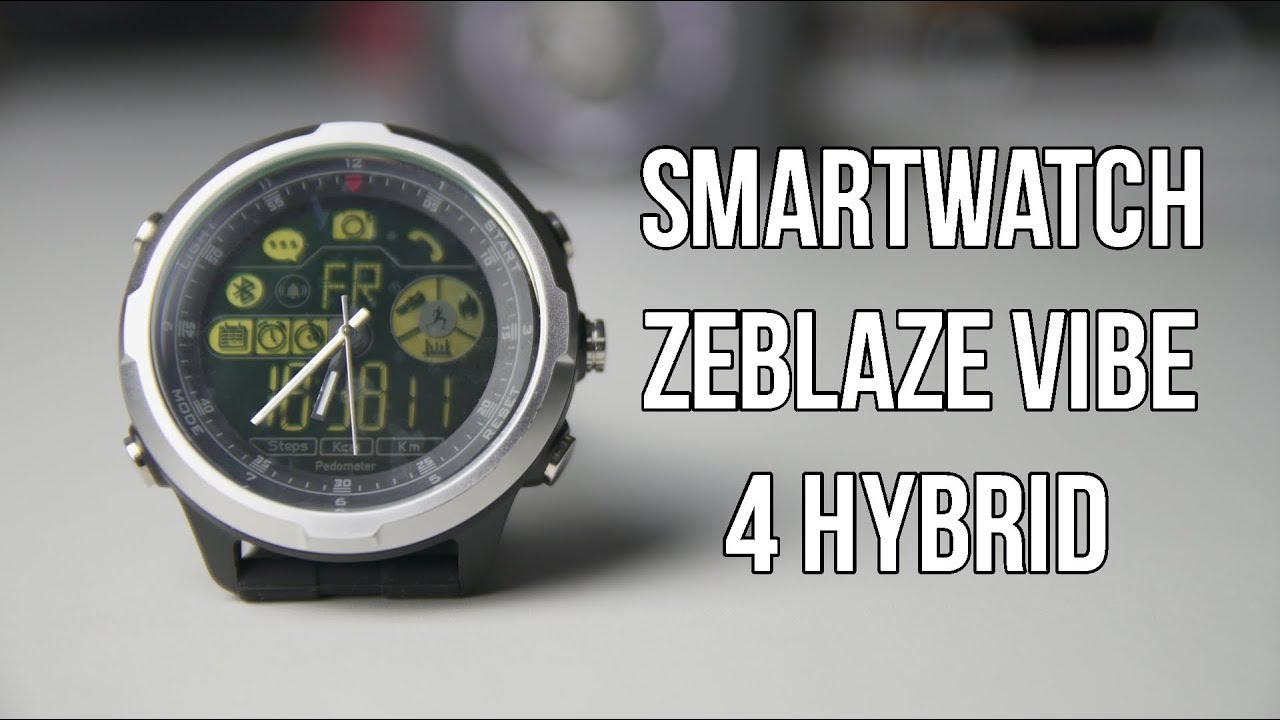 SMARTWATCH COM BATERIA PARA 2 ANOS?? Zeblaze VIBE 4 HYBRID