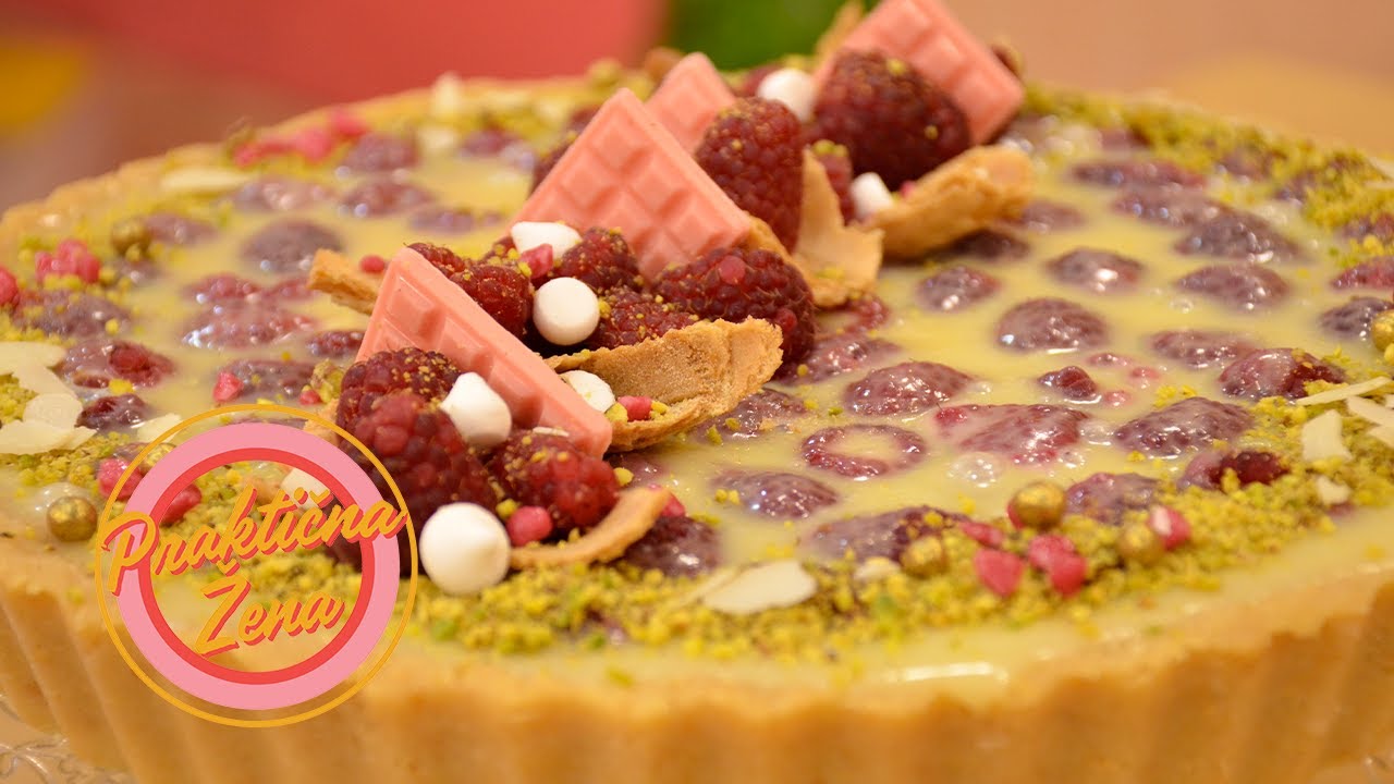 Praktična žena – Tart sa malinama i belom čokoladom