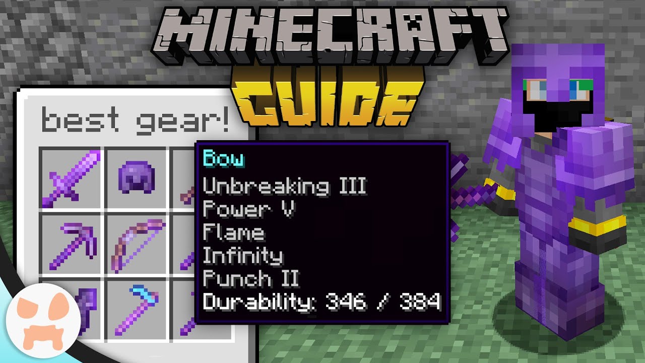 THE BEST NETHERITE GEAR! | Minecraft Guide - Minecraft 1.17 Tutorial Lets Play (159)