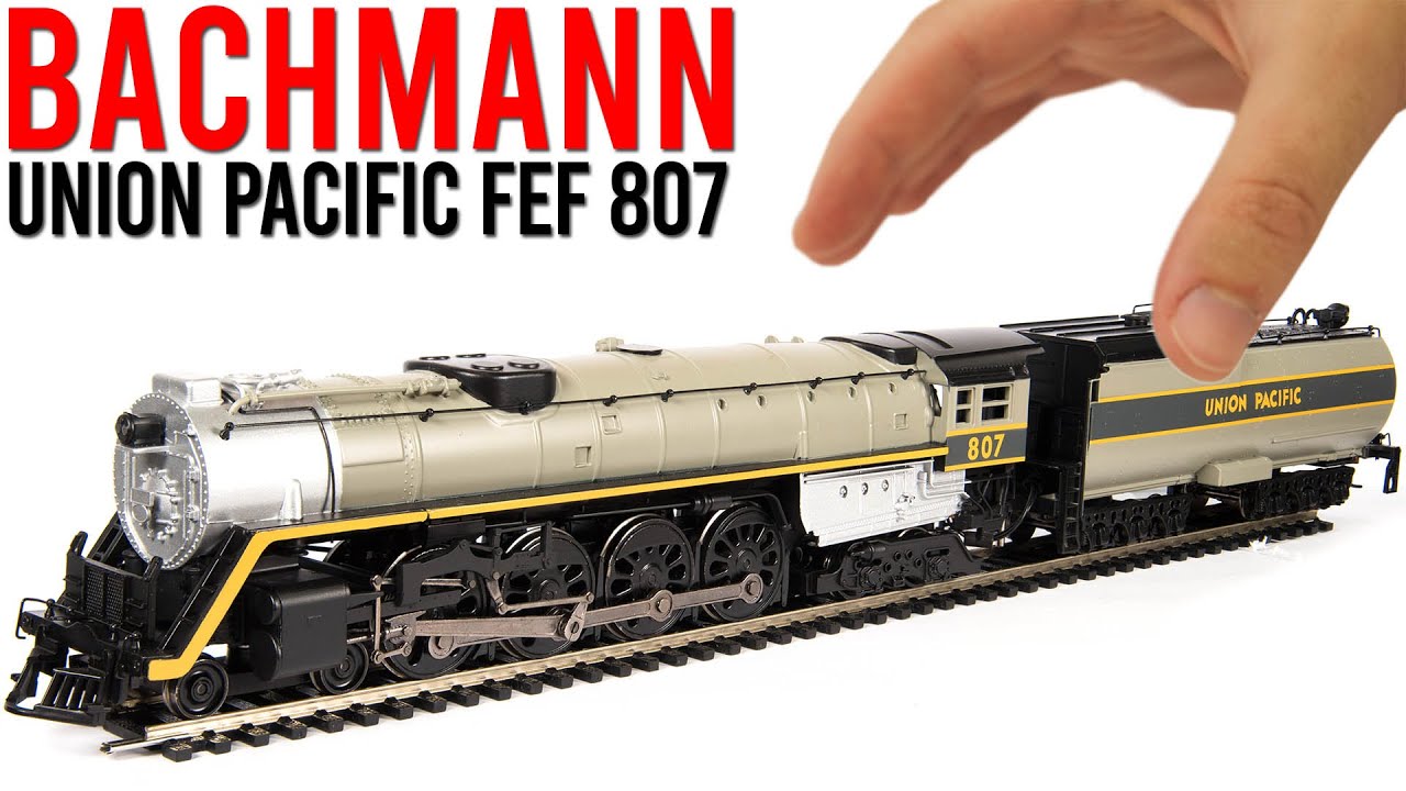 Дешевый, сходящий с рельсов паровоз Bachmann UP FEF | Распаковка и обзор