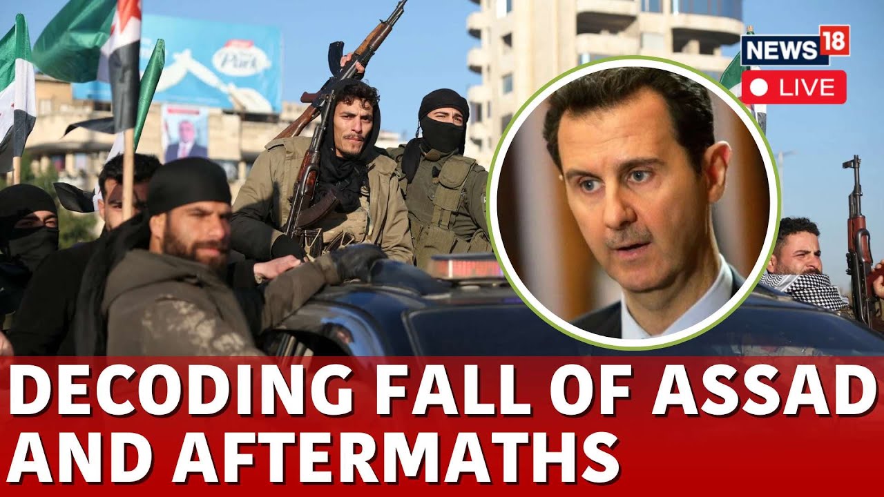 LIVE | Syria News | President Bashar Al-Assad's Flees Syria | Assad Syria | Syria War | N18G