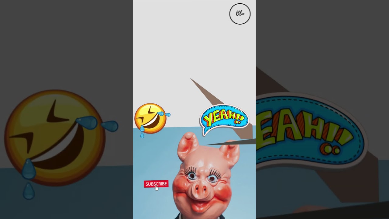 Az #agressz&iacute;v kismalac megy az erdőben &eacute;s megl&aacute;tja a #nyuszik&aacute;t.  #vicces #aranyos #kedves #po&eacute;nok