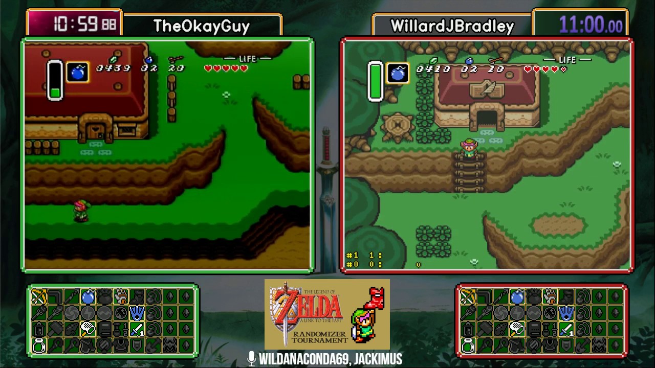 TheOkayGuy vs WillardJBradley. ALTTP Randomizer Tournament 2017