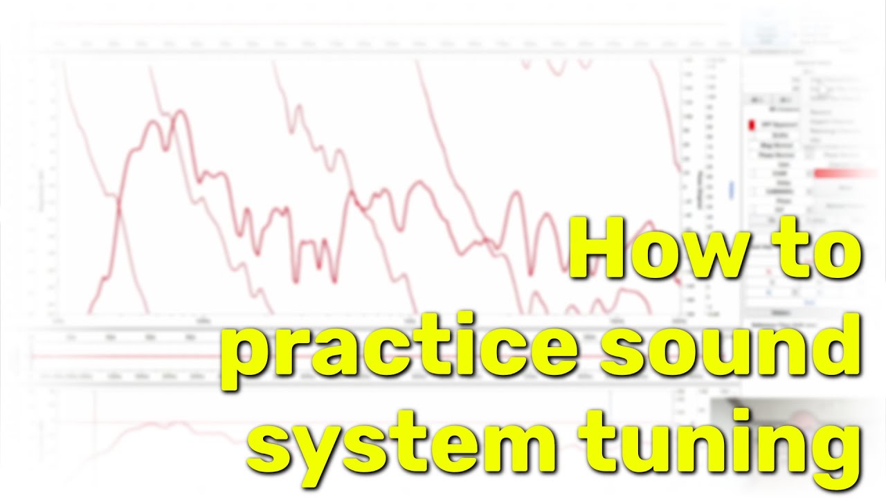 How to practice sound system tuning at home (Crosslite, iPad)