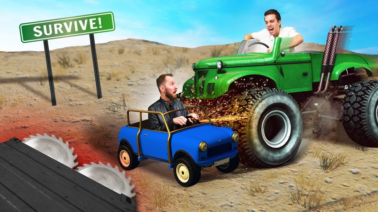 Dodge The GIANT Monster Truck Challenge! | GTA5