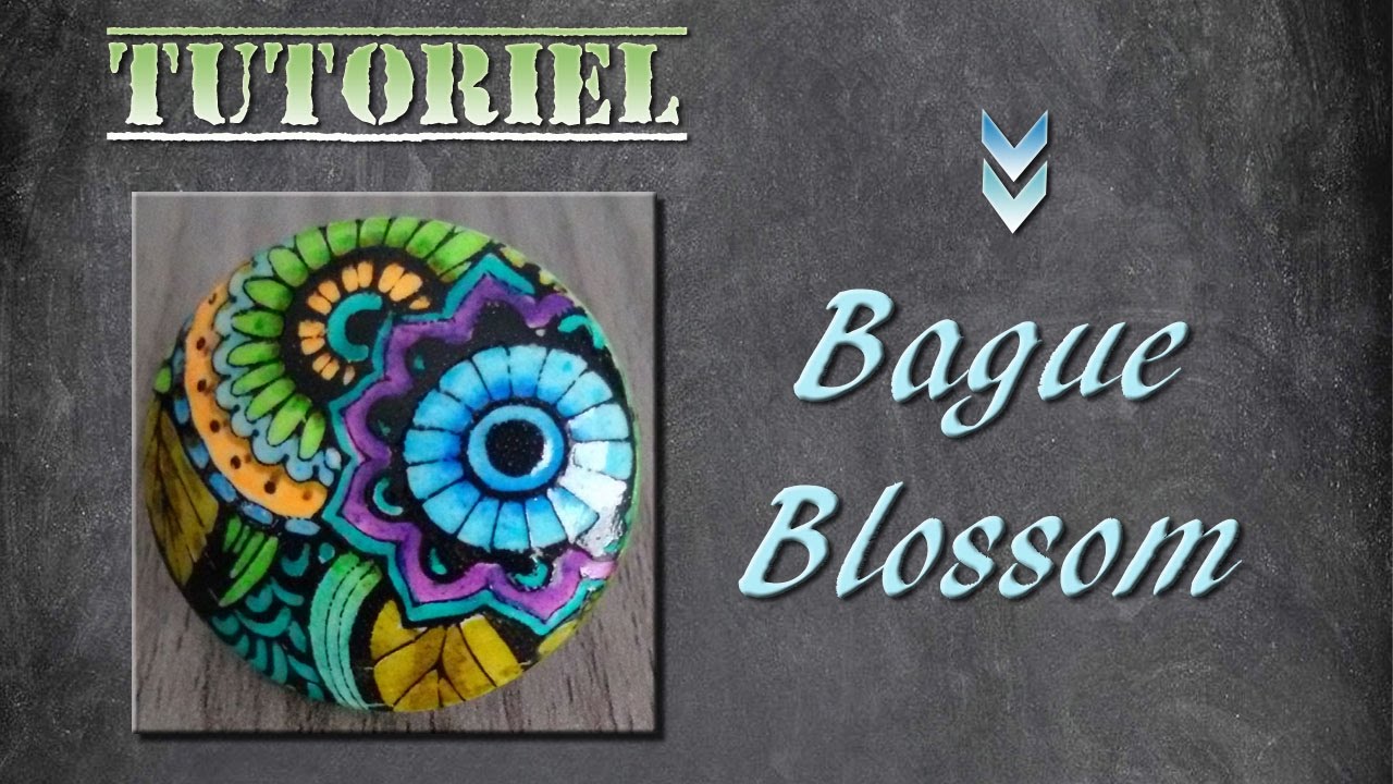 Tuto Fimo/Polymère bague Blossom