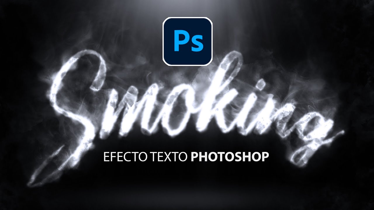 Efecto de texto de humo en photoshop