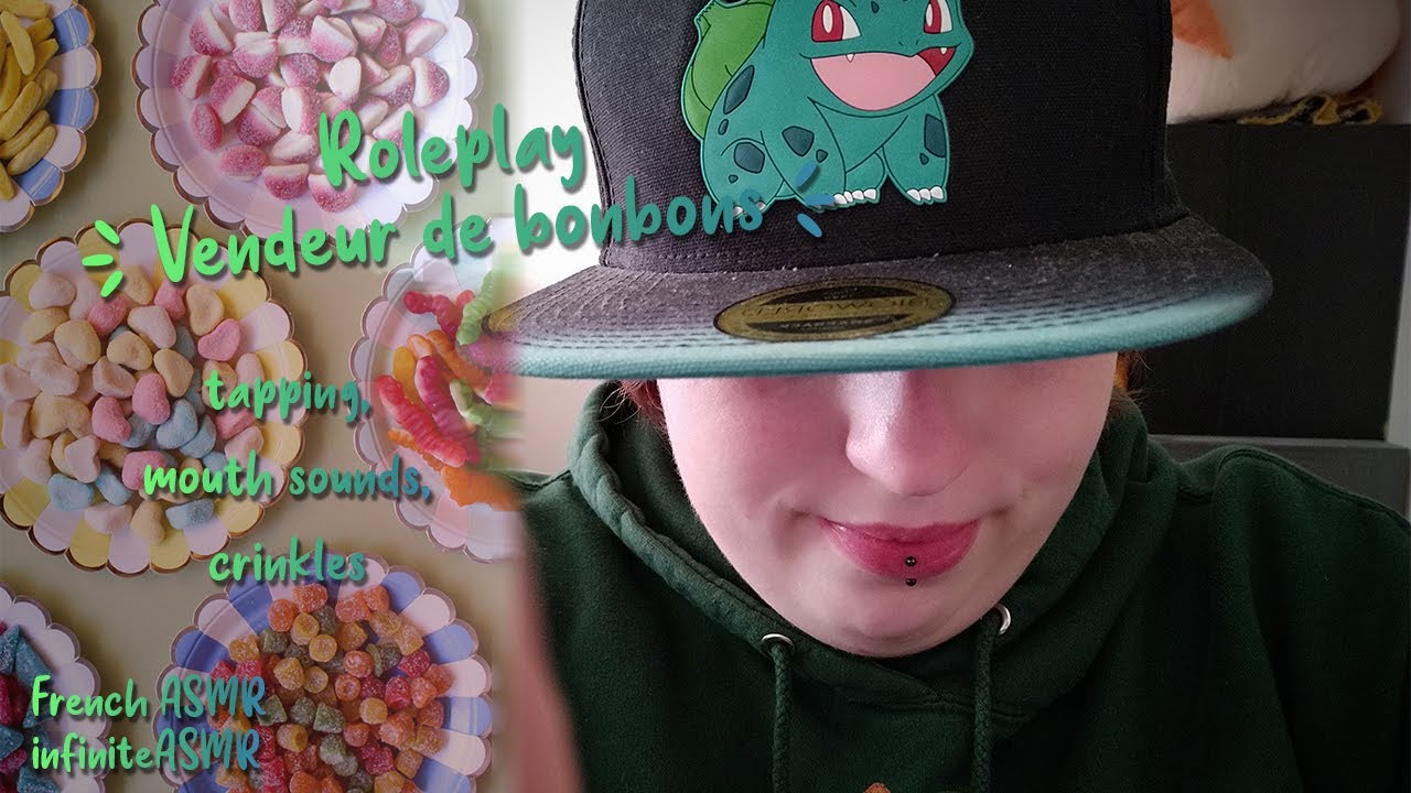 ASMR fr - Roleplay Vendeur de bonbons - RELAXATION (whisper, mouth sounds, crinkles)