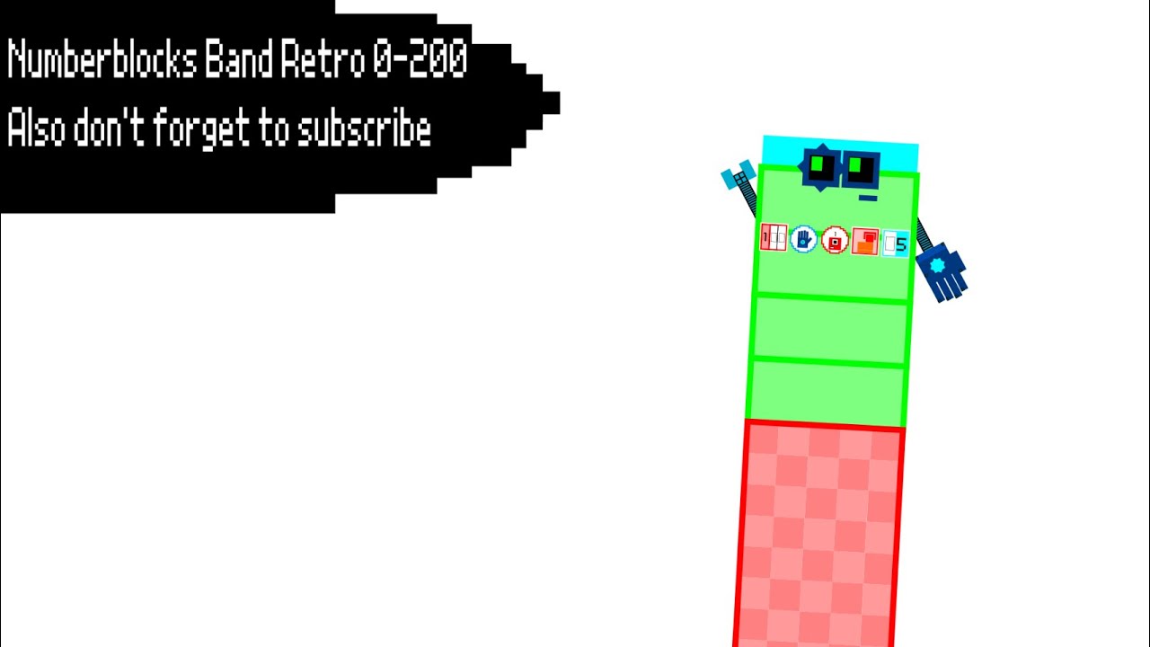 Numberblocks Band Retro 0-200 All Sounds (For @Trioctoblock24)