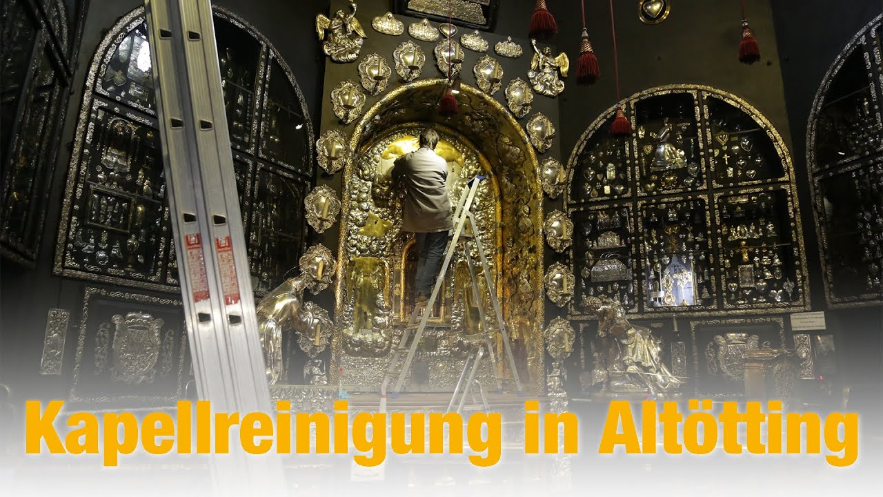 Frühjahrsputz in der Gnadenkapelle Altötting | Saubermachen in der Kirche | Wallfahrt
