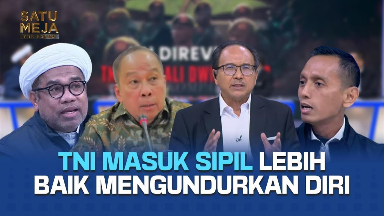 SATU MEJA | Khawatir Revisi UU TNI, Al Araf: Tugas Militer untuk Pertahanan Negara Bukan ke Sipil