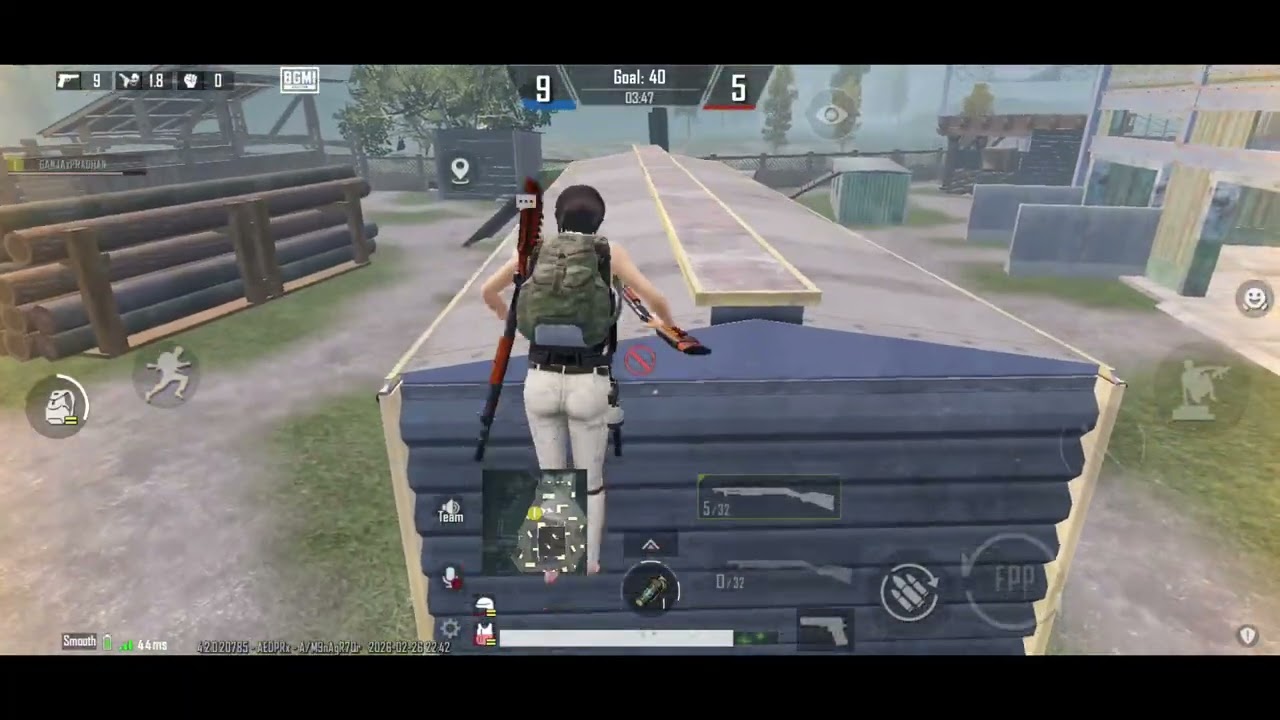 Pump shotgun 1v1 vs 120 fps player
