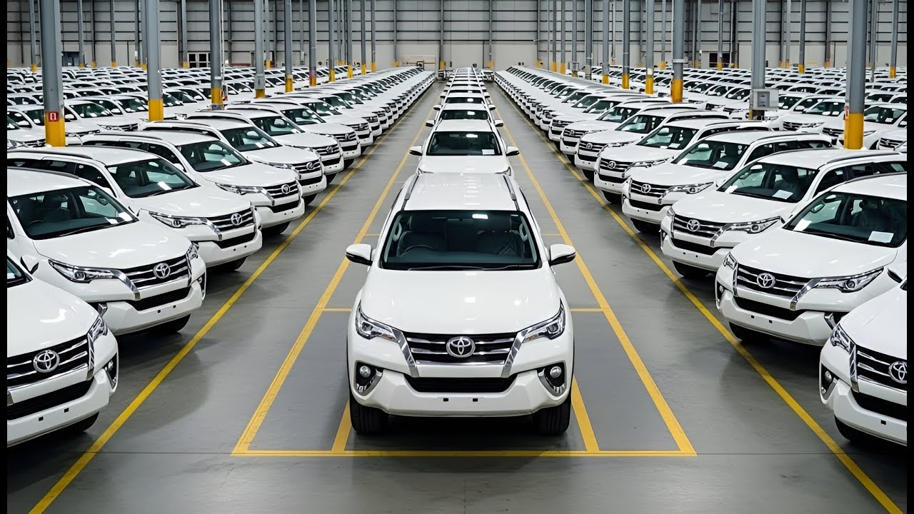 Inside the Toyota Fortuner Factory | How 7‑Seater SUVs Are Made (Full Process)