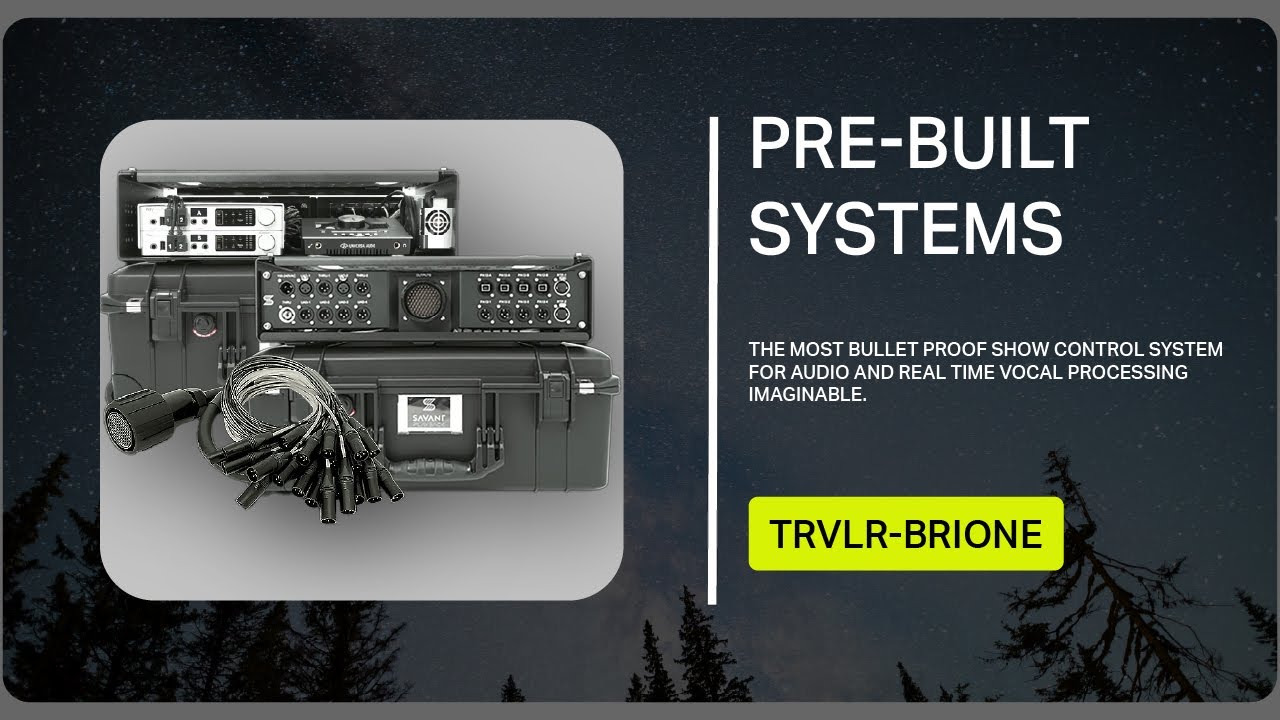 TRVLR-BRIONE Audio & Live Vocal Playback System