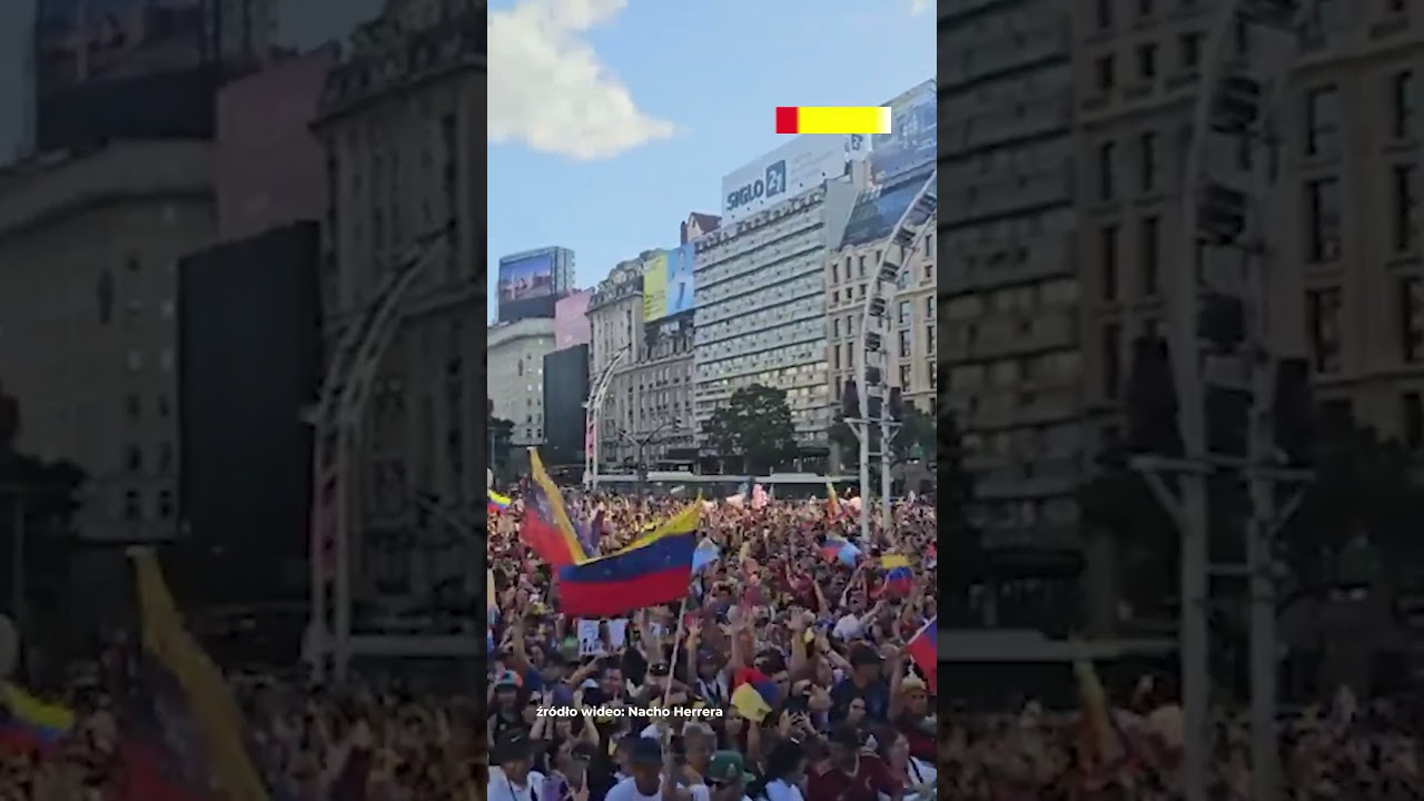 WENEZUELCZYCY ŚWIĘTUJĄ SCHWYTANIE MADURO!