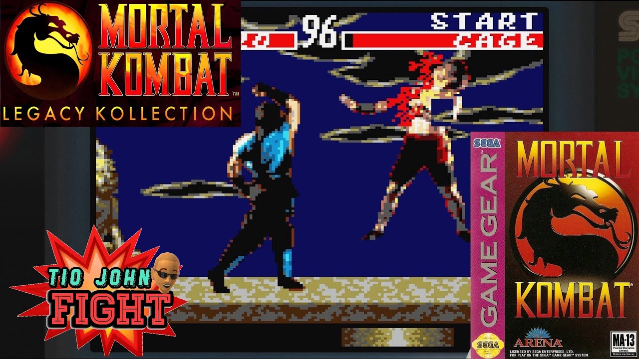 MK Legacy Kollection - MK1 do Game Gear (TJ Fight) EP.393