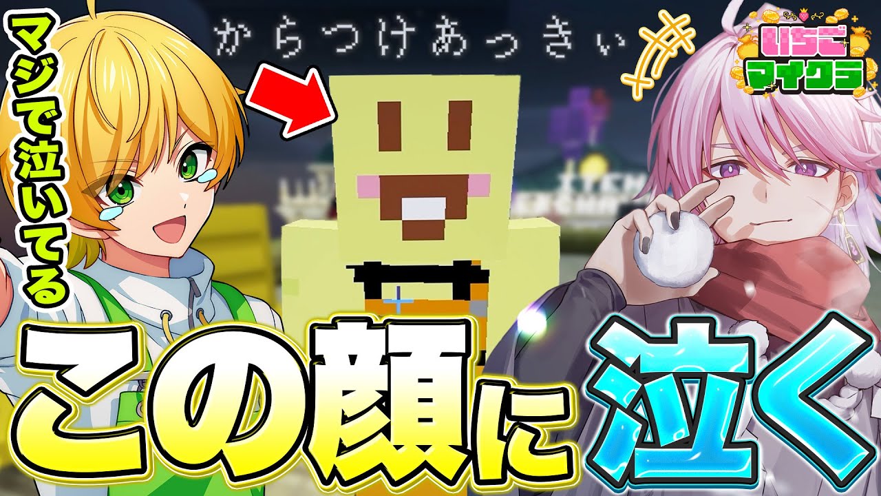 【いちごマイクラ】ぷりっつを泣かせたVtuber【ぷりっつ/からつけあっきぃ/ころん/ちぐさくん/るぅと/おさでい/アマル/切り抜き】