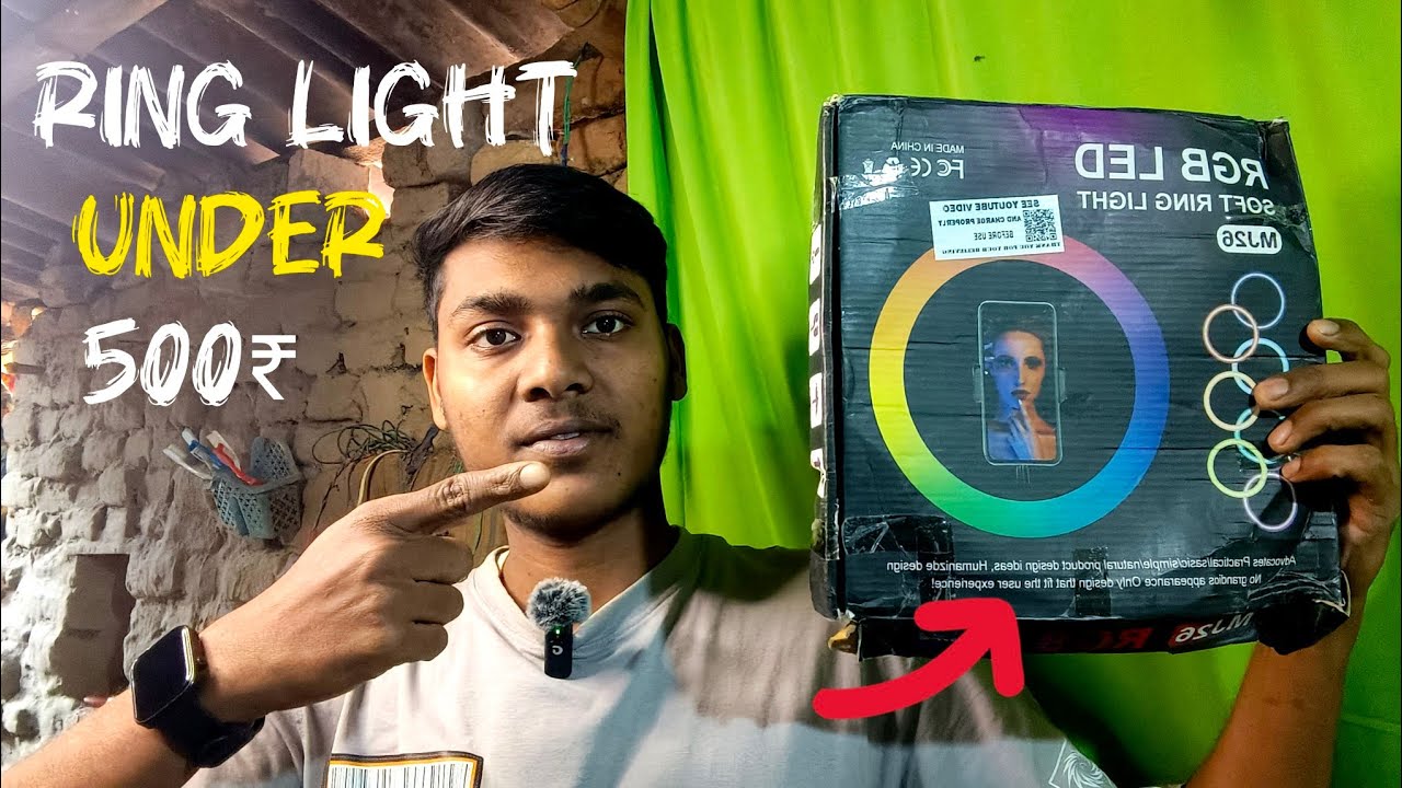 Inayat 10 RGB Light Unboxing | Under 500₹ Best Ring Light | Full Review |