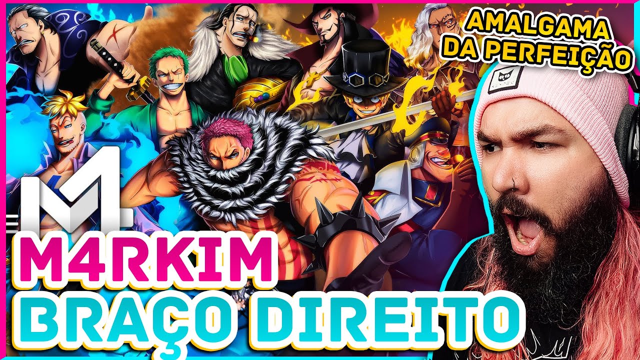 Comandantes (One Piece) - Braço Direito | M4rkim | REACT - REAÇÃO | Música Geek