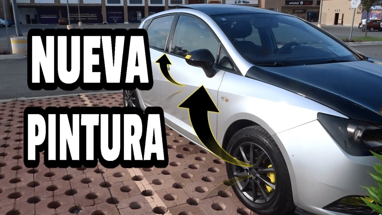 Repintando carcasas y plásticos del ibiza / seat ibiza 2013 / pintura de plásticos exteriores