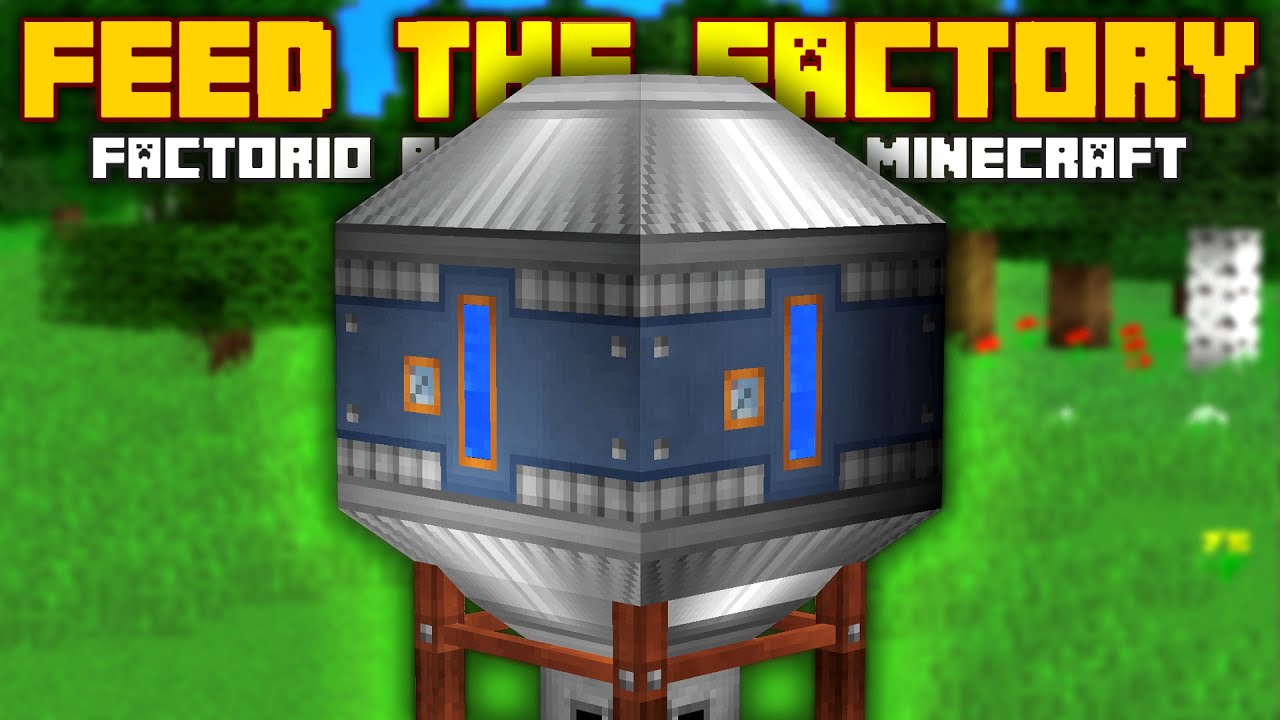Minecraft Feed The Factory | GIANT ITEM SILOS & FLUID TANKS! #4 [Modded Questing Factory]