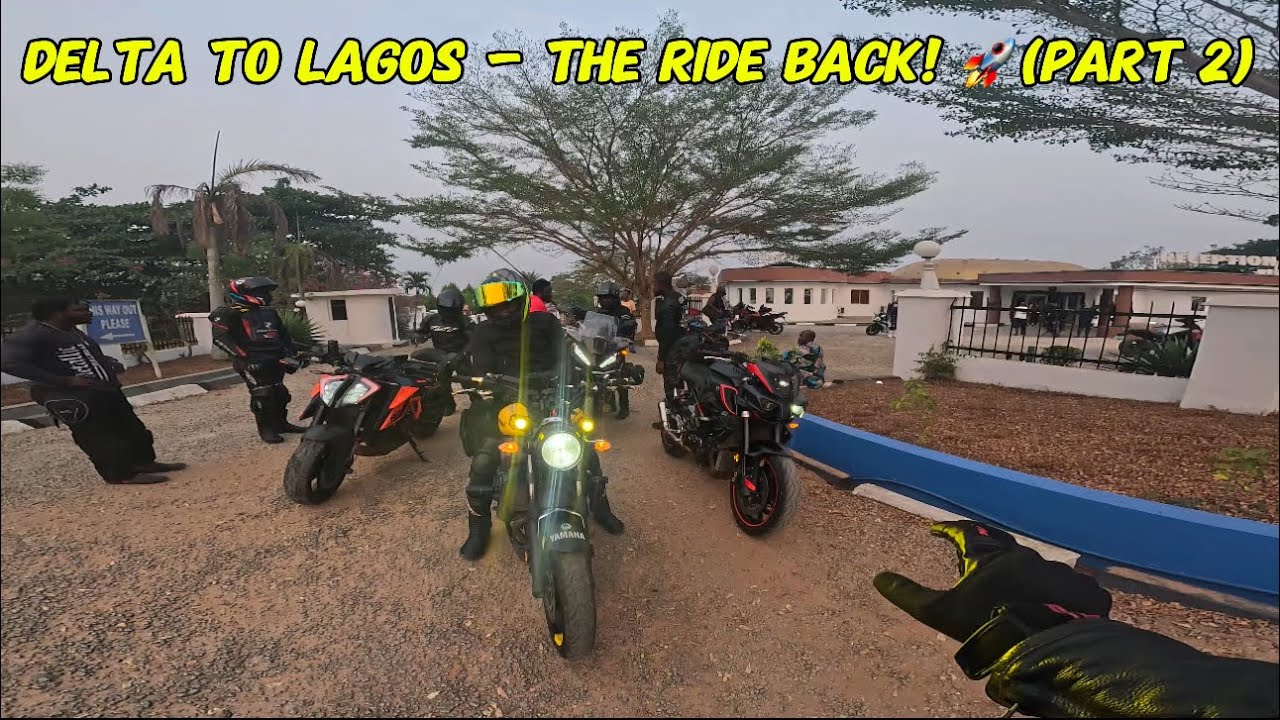 Insane Ride Back! Delta to Lagos with Superbikes 🏍BMW S1000RR, MT-10, SuperDuke 1290, CBR1000RR