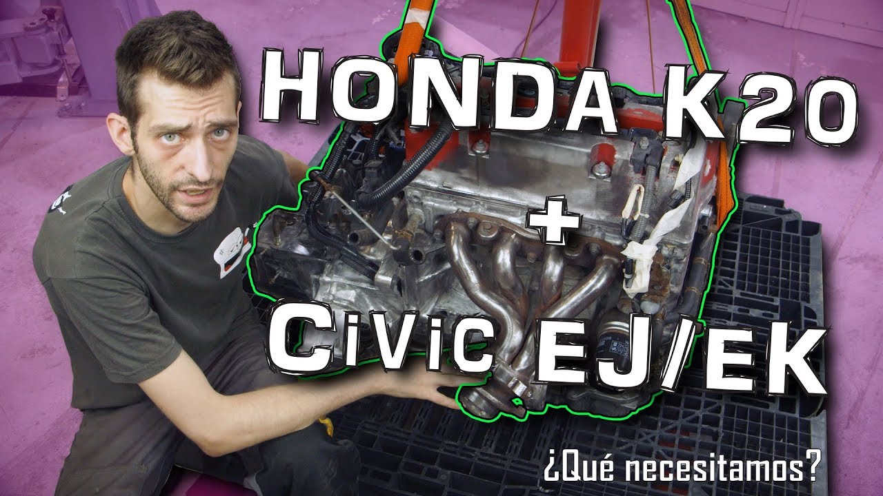 SWAP motor K20 en HONDA CIVIC EJ/EK | ¿COMO HACERLO? #SwapCivicK20 #5 [PetrolheadGarage]