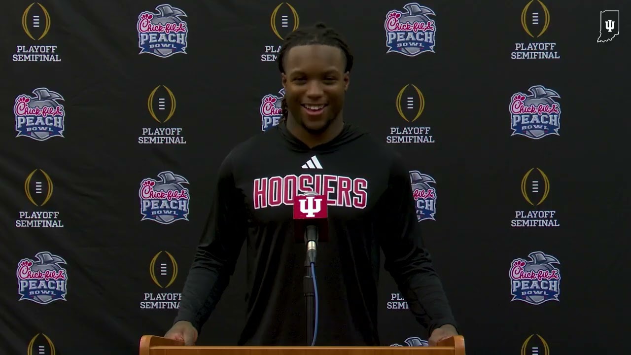 Indiana Football: Roman Hemby Previews Peach Bowl