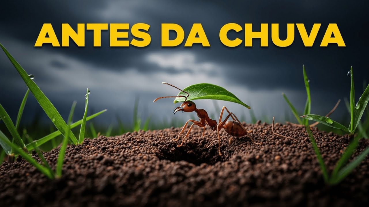 O Que as Formigas Fazem Minutos Antes da Chuva Cair