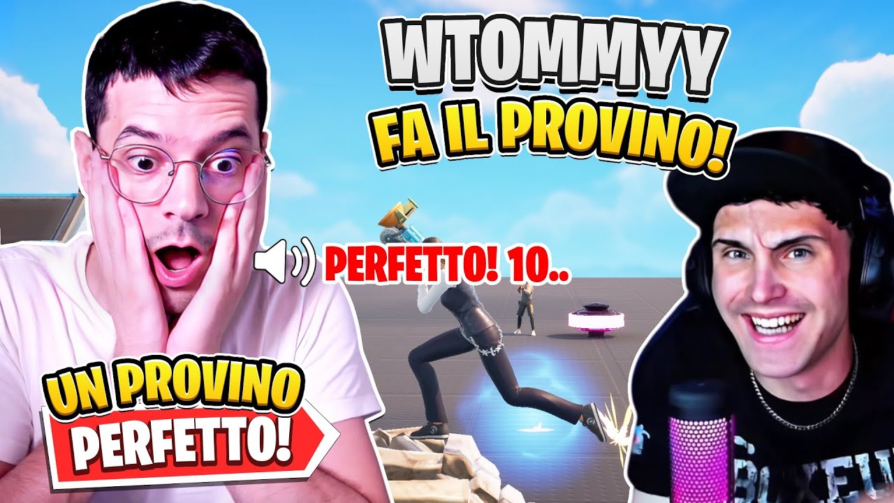 WTommyy FA UN PROVINO PERFETTO..? Fortnite ITA #fortnite #fortniteita #smi_ii