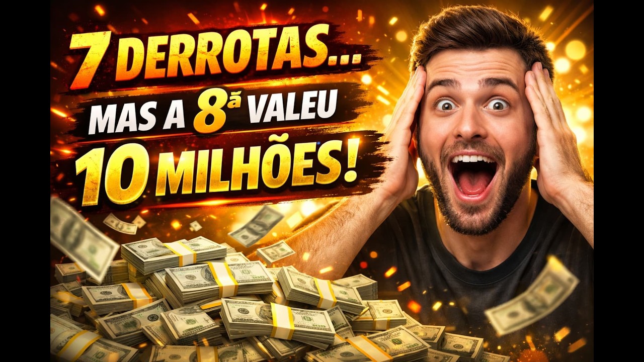 Depois de 7 Derrotas e Perder Tudo, a 8ª Tentativa Valeu 10 Milhões