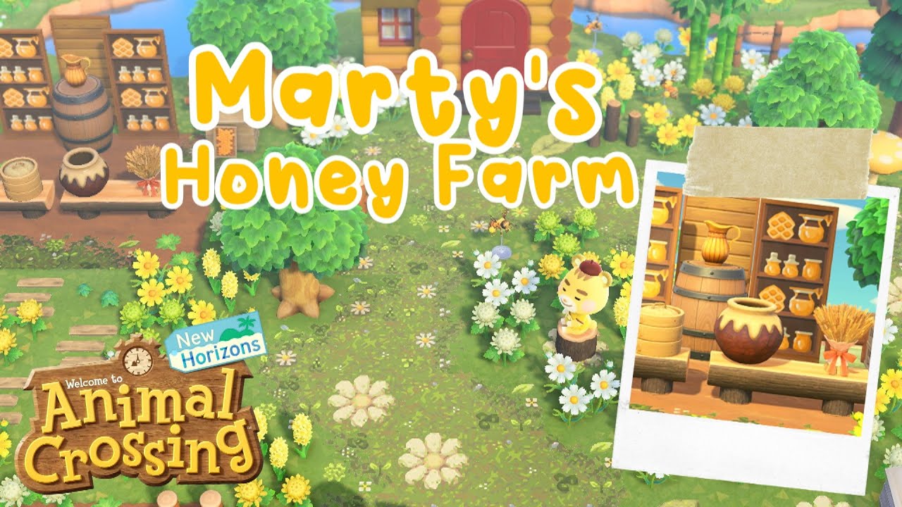 Marty's Honey Farm Speed Build🍯 | Animal Crossing New Horizons