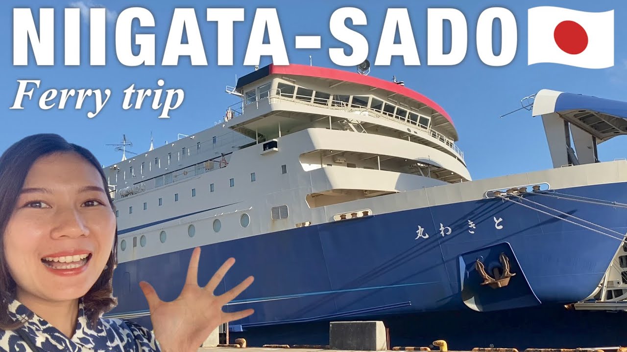 NIIGATA🇯🇵 Ferry Trip from Sado Island to Niigata🚢  Japan travel vlog⭐️ Japanese countryside