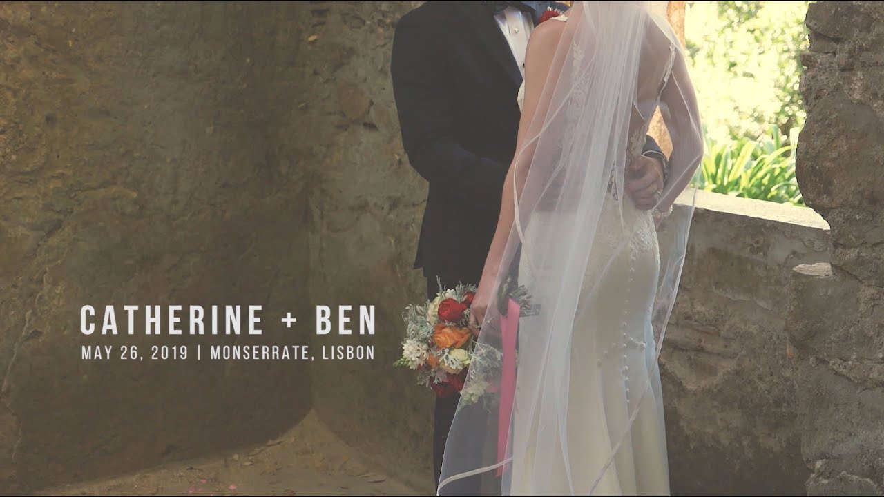 Lisbon Destination Wedding Videographers | Video Highlights at Palácio de Monserrate Sintra Portugal