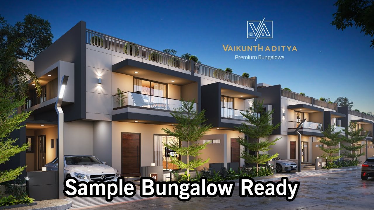 Vaikunth Aditya || sample Bungalow Ready || 3& 4 BHK || Bungalow || Palanpur || Gujarat