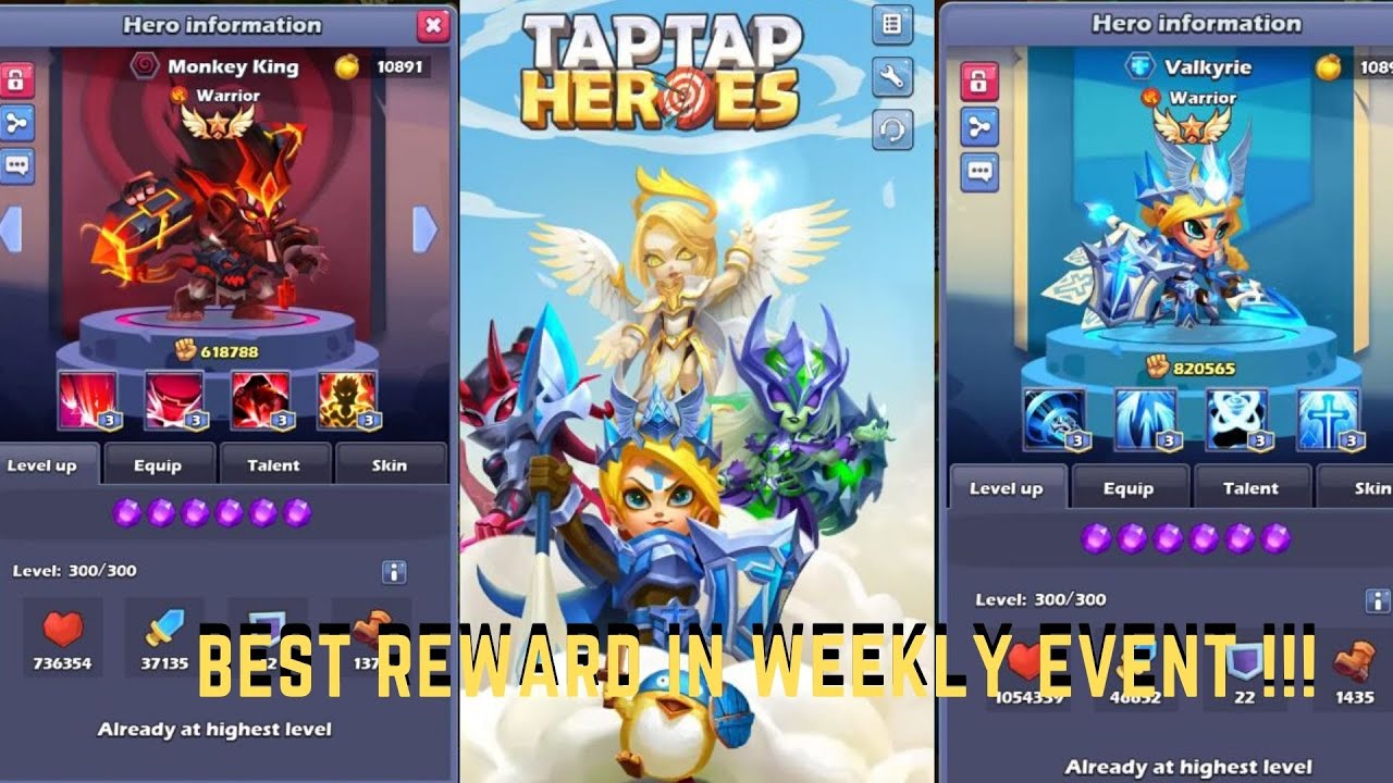 ✅Taptap Heroes Highest Players ( GT1 ) Expedition and weekly travel with Rlyleh!!!