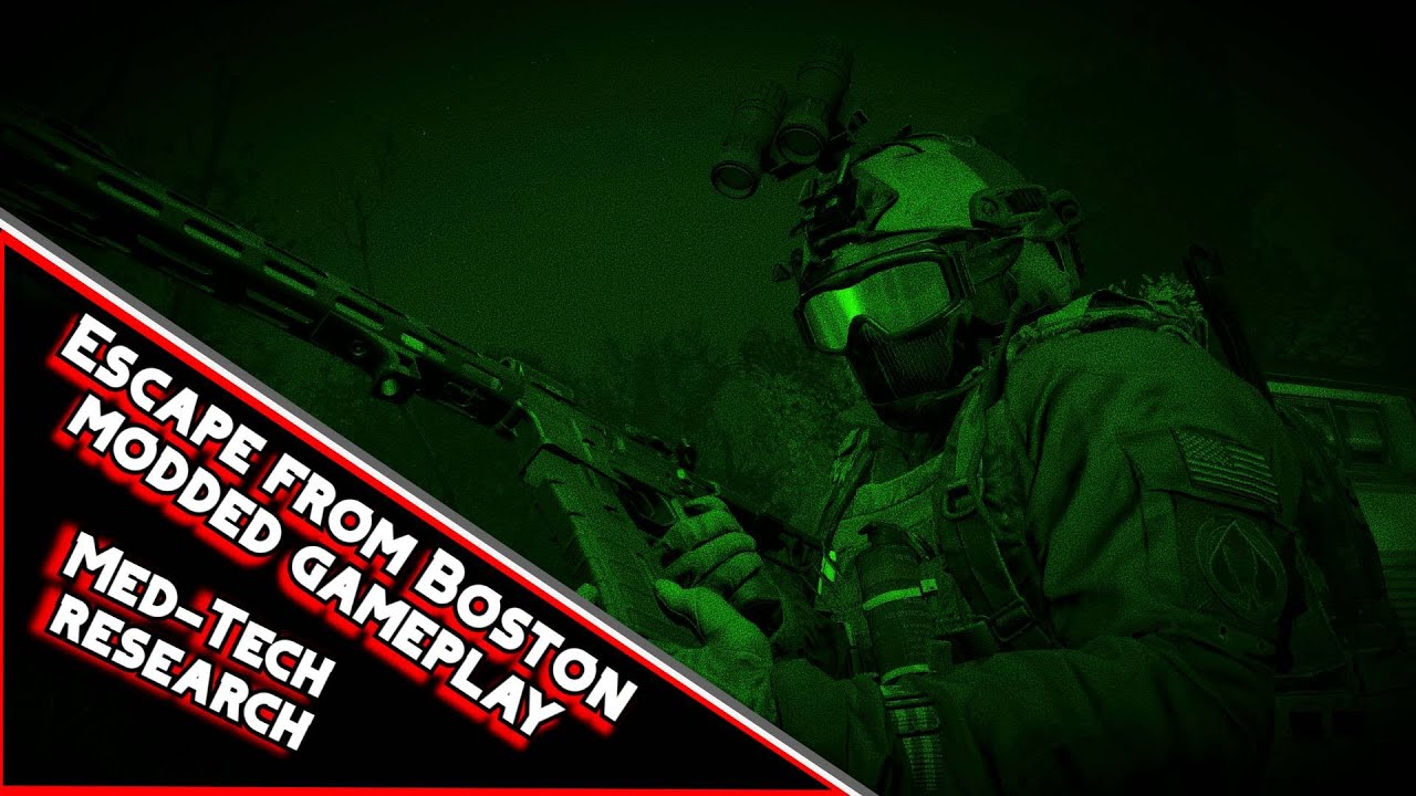 Escape from Boston | modded gameplay | Night-vision