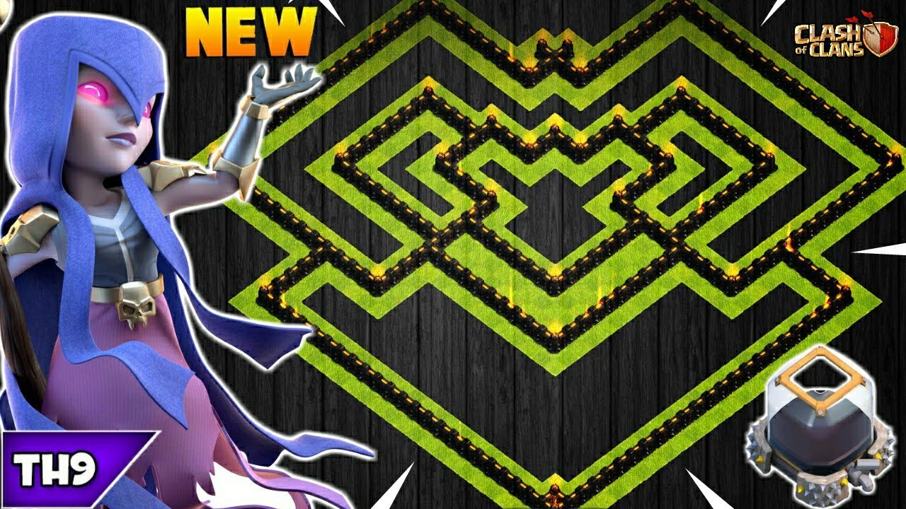 NEW TOWN HALL 9 DARK FARMING BASE 2018! TH9 HYBRID FARM BASE WITH REPLAYS!! - CLASH OF CLANS(COC)