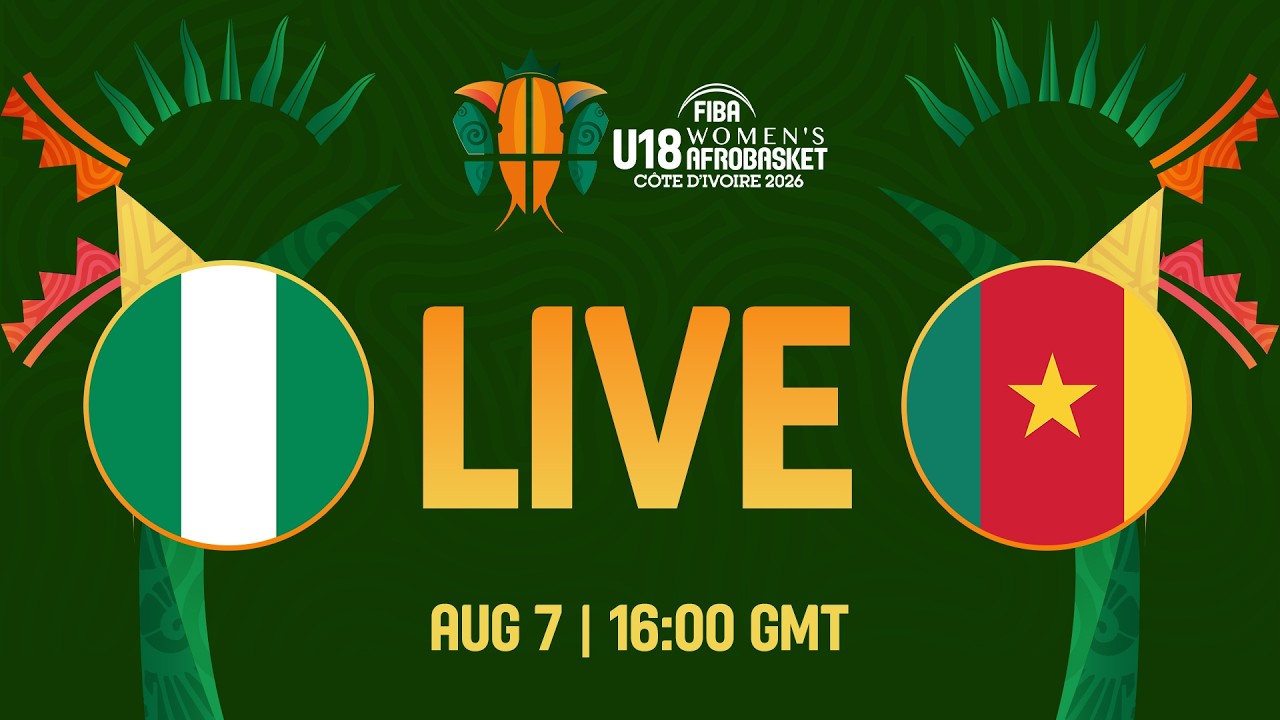 LIVE - Nigeria v Cameroon | FIBA U18 Women's AfroBasket 2026 | Group Phase