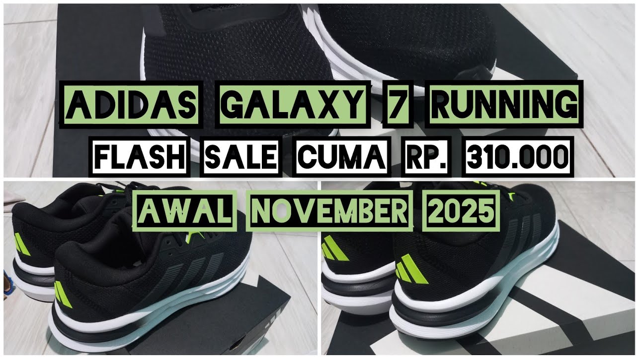 UNBOXING ADIDAS GALAXY 7 RUNNING MEN BLACK #adidas  #running 