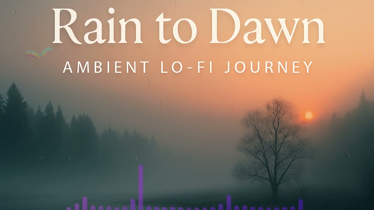 Rain to Dawn: Путешествие в стиле Lo-Fi Ambient | 4K Музыка для сна и учёбы